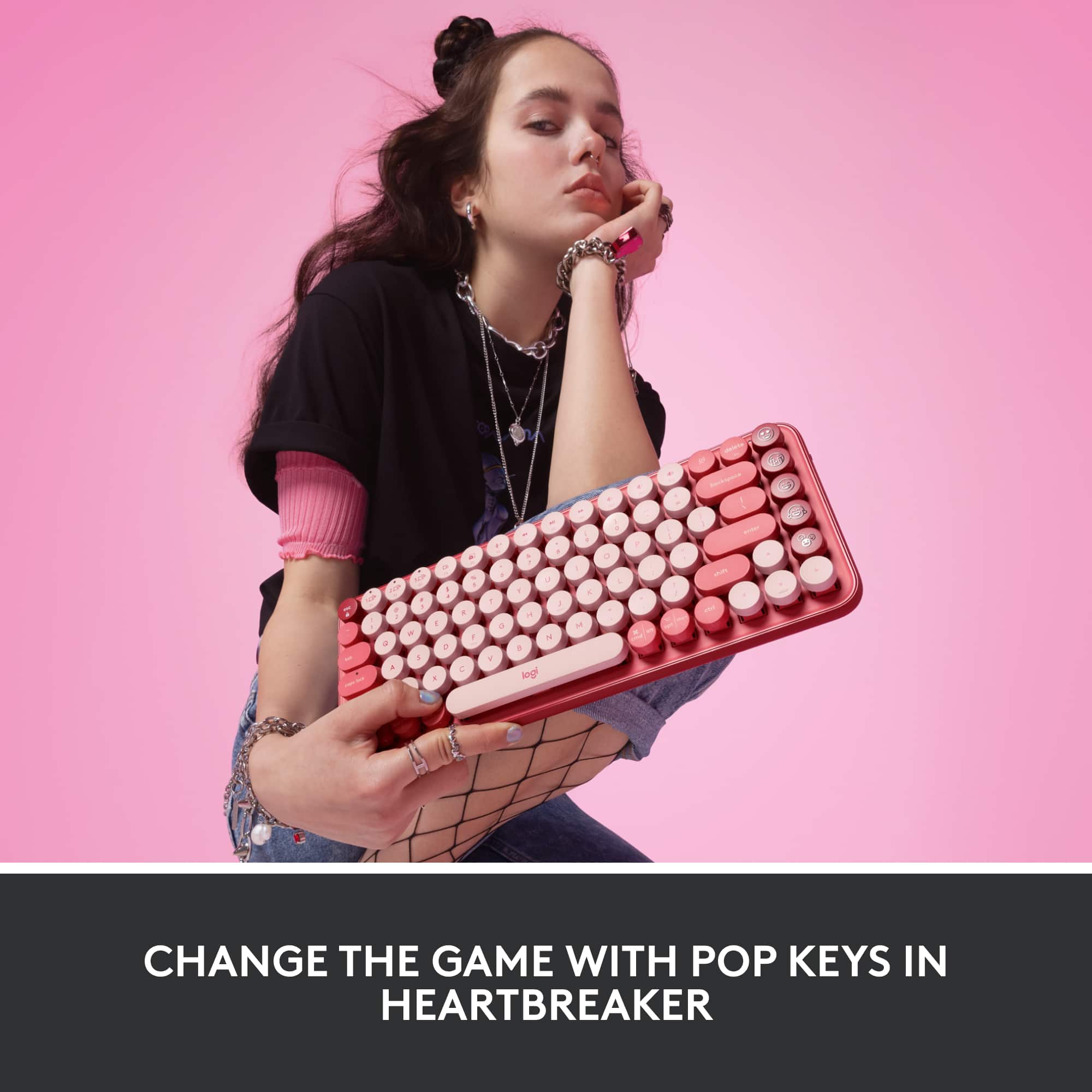 Change the game with pop keys in Heartbreaker.