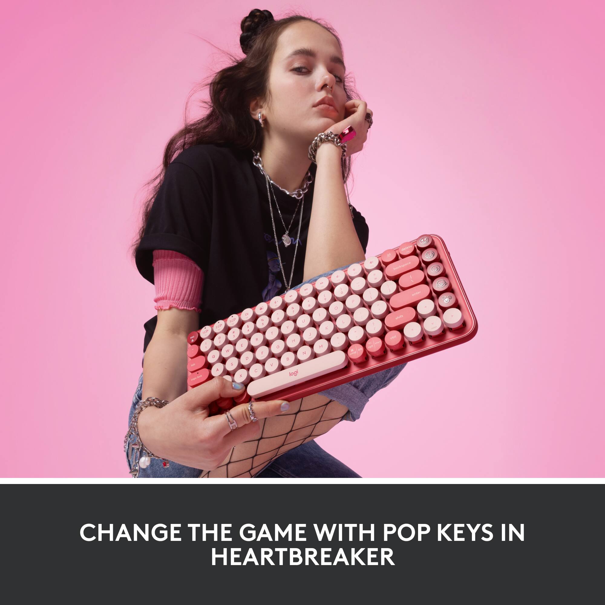 Change the game with pop keys in Heartbreaker.