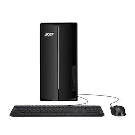 Acer - Aspire Desktop,Intel Core i5-14400,16GB RAM,1TB SSD+160GB Dock Station,Intel 730 UHD Graphics,Wi-Fi 6E,Win 11 - Black
