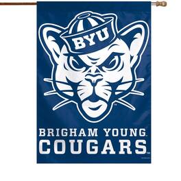 WinCraft - BYU Cougars 28" x 40" Full Name House Flag - Multicolor