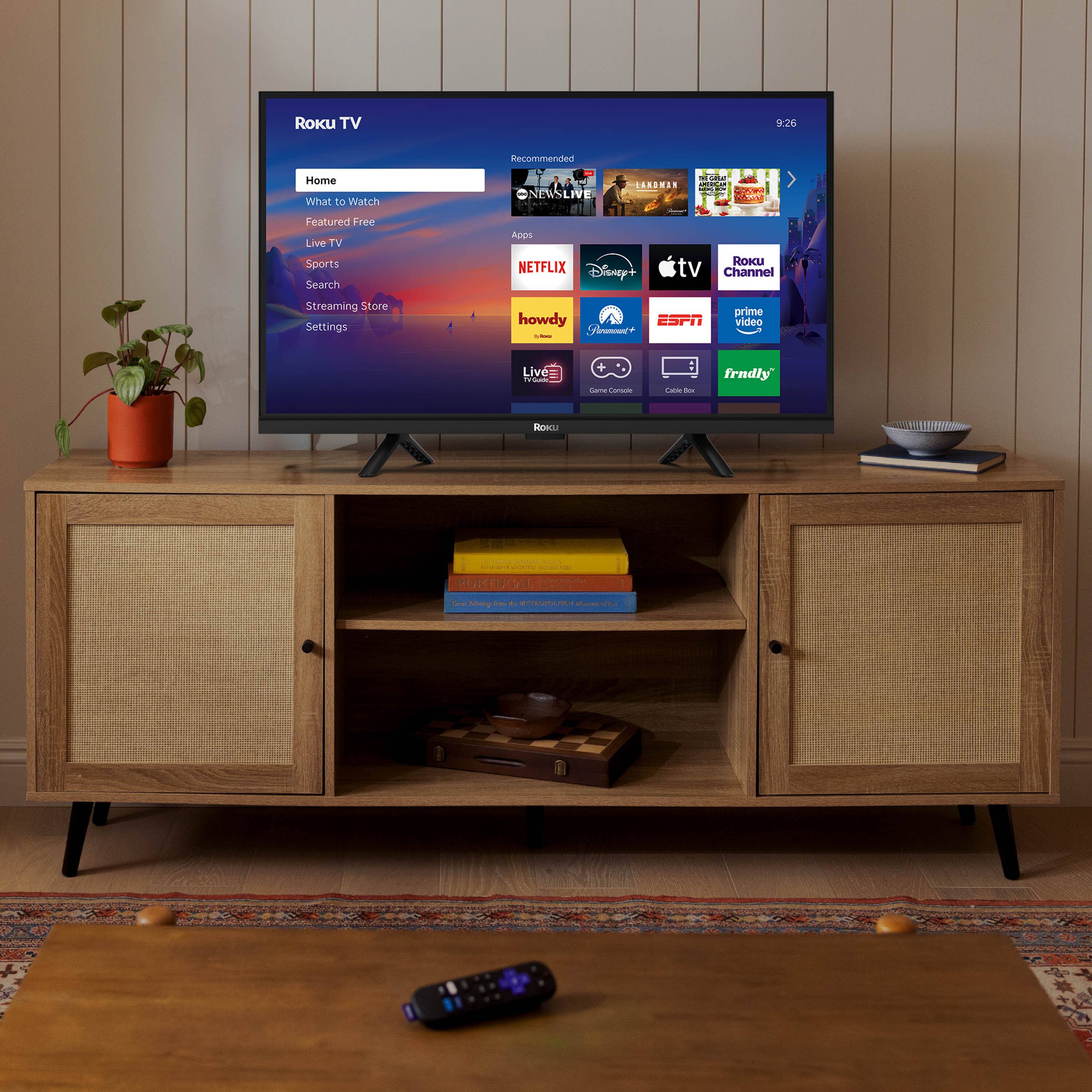 Roku TV  
9:26  
Recommended  
Home  
What to Watch  
Featured Free  
Live TV  
Sports  
Search  
Streaming Store  
Settings  

NETFLIX  
Disney+  
RoKU tv  
Channel  
Streaming Store  

howdy  
GO!  
prime video  
Live Teddo +  
frndly  

PORTUGAL  
D  
R  
I  
B  
A  
-  
No