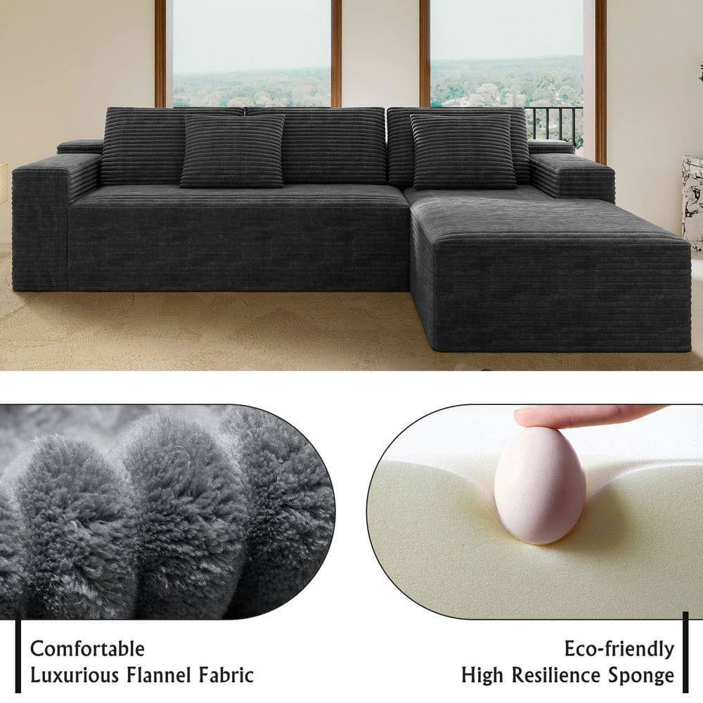 Comfortable Luxurious Flannel Fabric  
Eco-friendly High Resilience Sponge