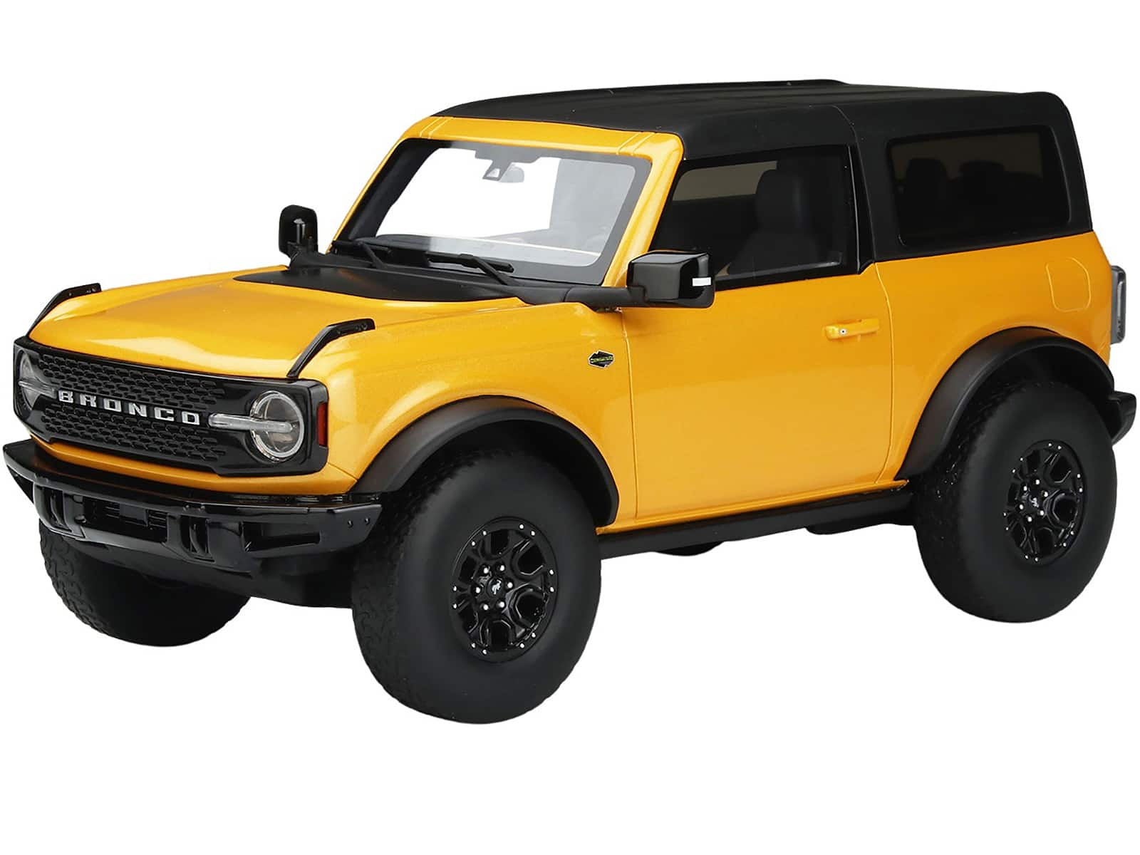 2021 Ford Bronco Wildtrak Cyber Orange Metallic with Black Top 1/18 Model Car by GT Spirit for ACME price history on PriceWatchPro