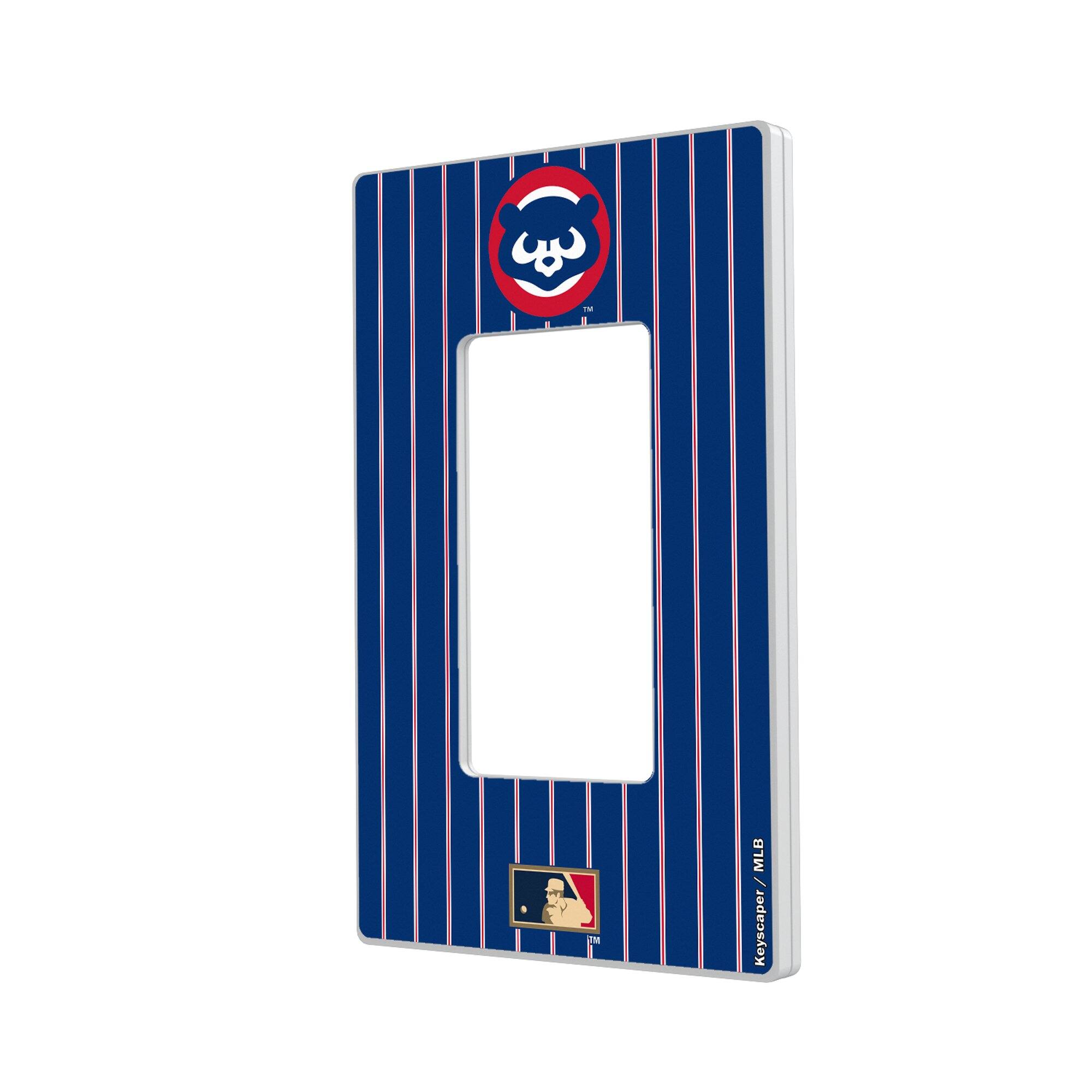 Keyscaper - Chicago Cubs 1979 Cooperstown Pinstripe Single Rocker Light Switch Plate - Multicolor price history on PriceWatchPro