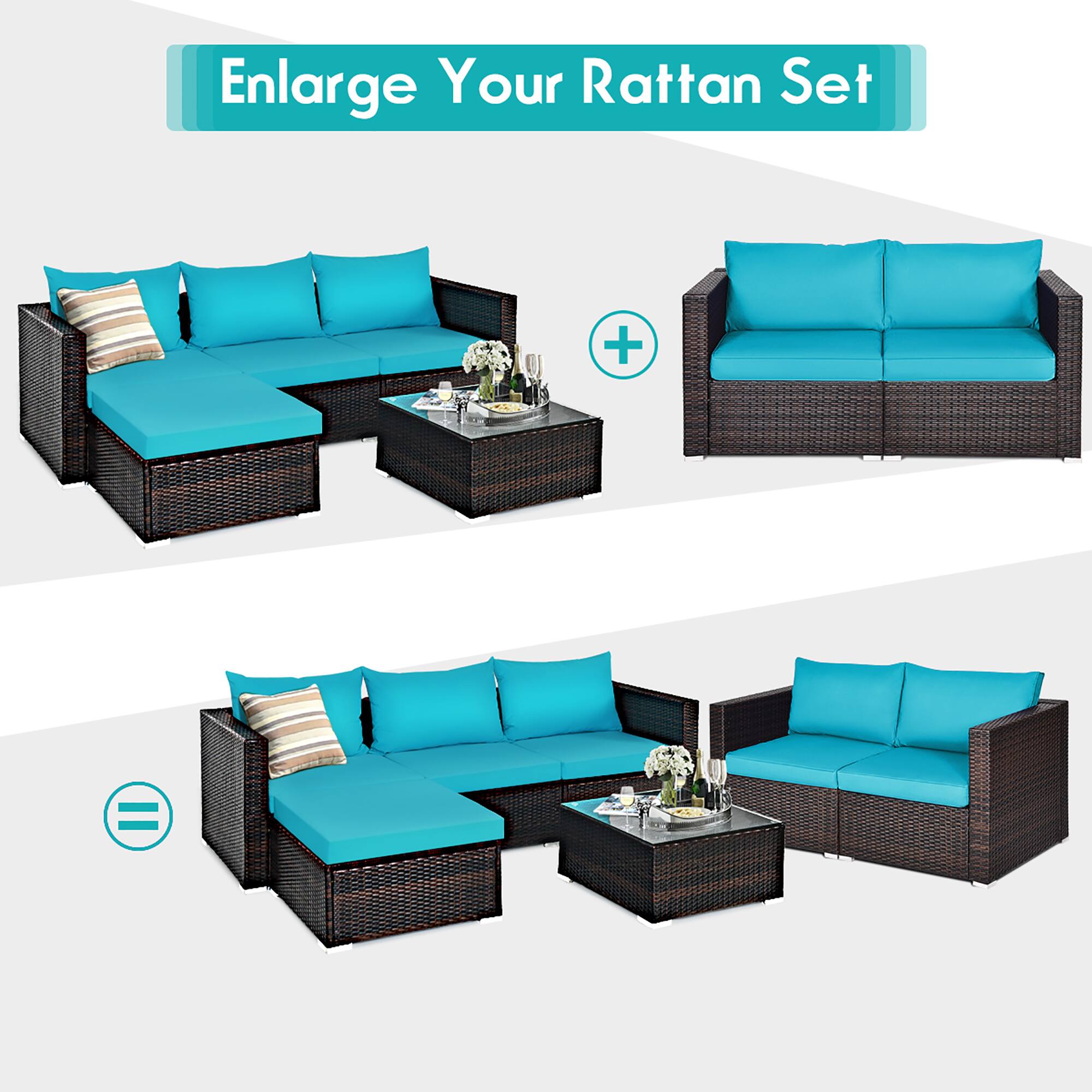 Enlarge Your Rattan Set