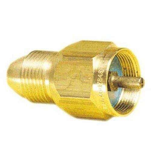 Left. Mr. Heater - Mr. Heater Brass Propane Tank Refill Adapter.