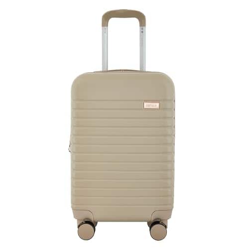 Vulpecula Spade - 22" Graceful Hardside Carry-On Luggage - Light Taupe