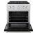 Angle. ZLINE - 30 in. 4.2 cu. ft. Freestanding Paramount Gas Range with DuoPro Cooktop and Convection Gas Oven - Black Matte.