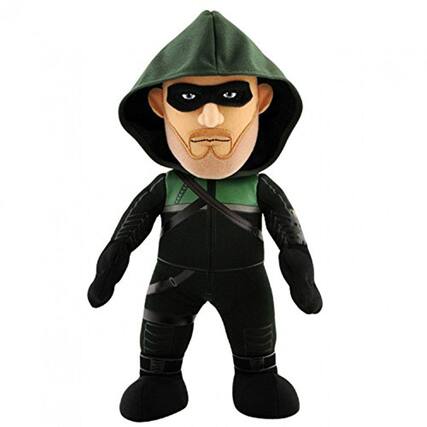 Front. DC Comics - DC TV Arrow 10" Plush Doll Arrow Bleacher Creature - Green.