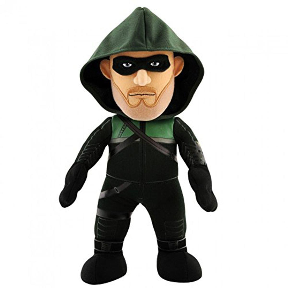 Front. DC Comics - DC TV Arrow 10" Plush Doll Arrow Bleacher Creature - Green.