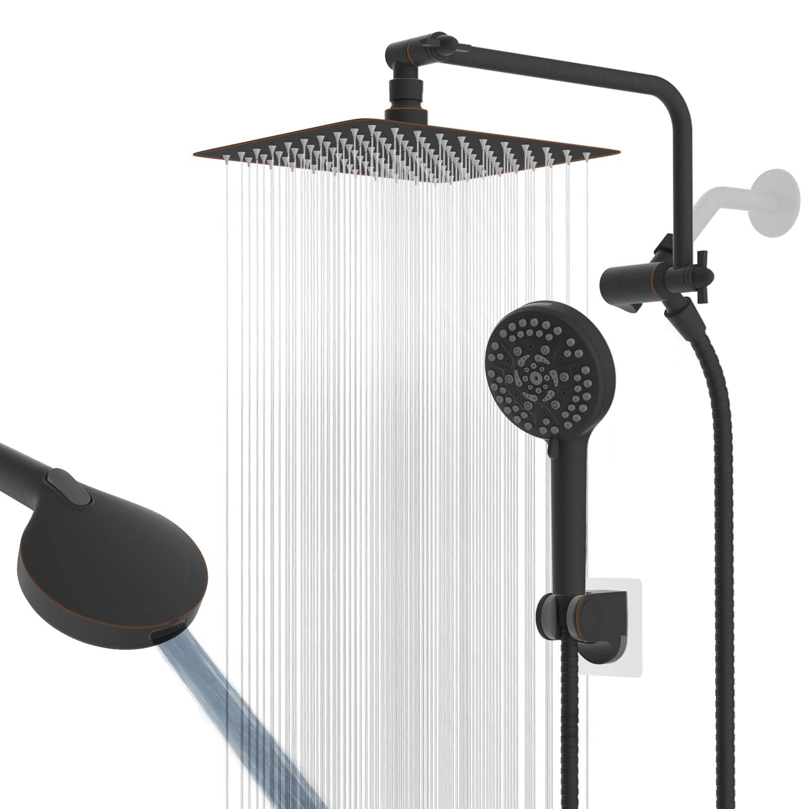 Oil Rubbed Bronze-Square 10"