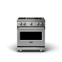 Viking - 5 Series 4.0 Cu. Ft. Freestanding Gas Convection Range - Stainless Steel - Front_Zoom