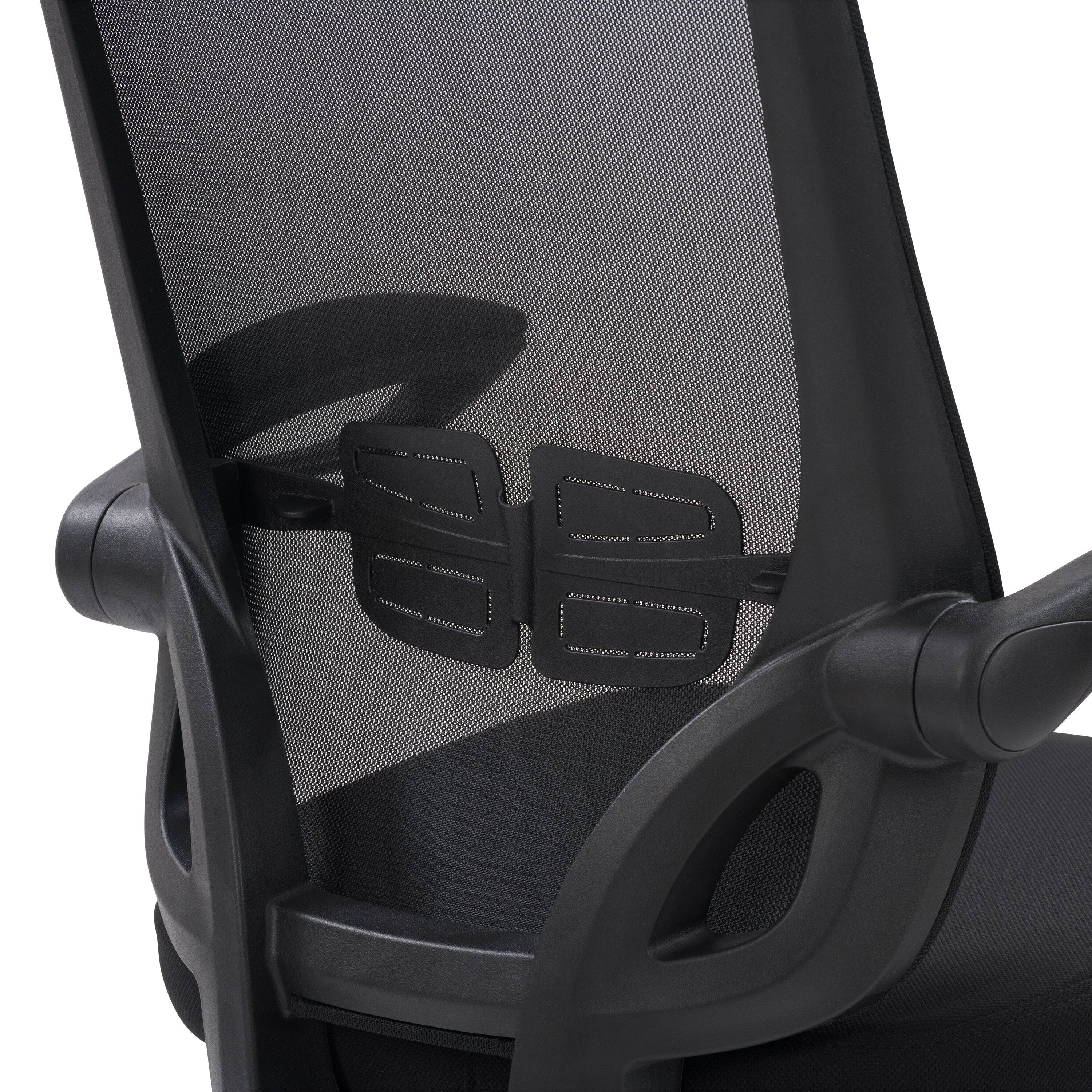 Alt View 18. CorLiving - WHR-500-O Workspace High Mesh Back Office Chair in Black - Black.