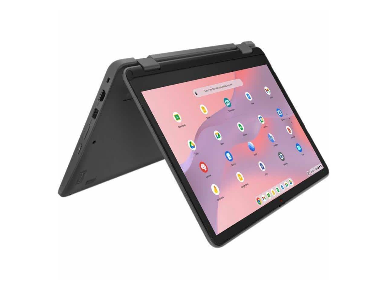 Lenovo - 500e Yoga Chromebook Gen 4 12.2" Touch Screen Intel Processor N100 4GB Memory 32 GB SSD Chrome OS 82W40009US - Gray