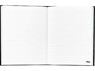 Alt View 1. TOPS - Executive Paper Journal, 8.5"W x 11"H - Black.