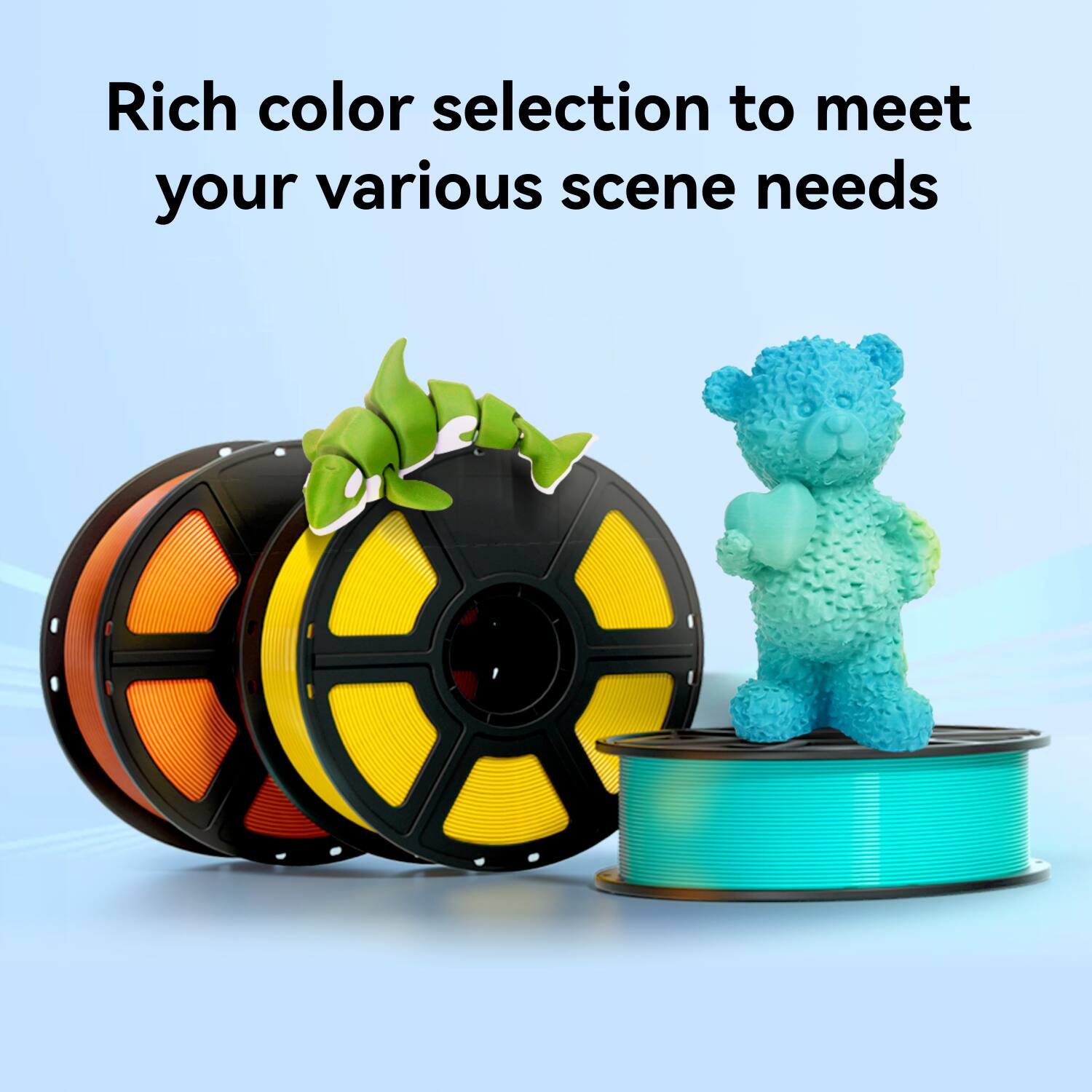 Rich color selection to meet your various scene needs