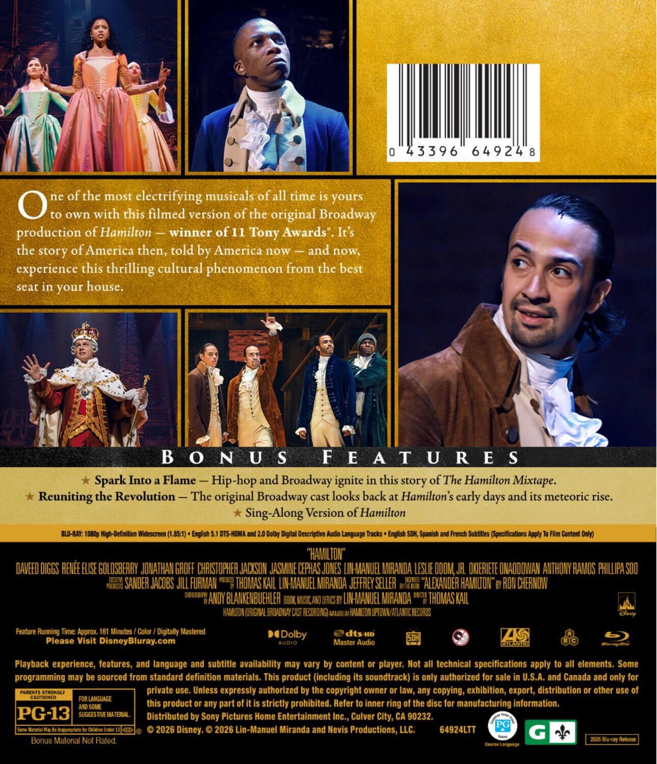 Alt View 1. Hamilton   - BLU-RAY.