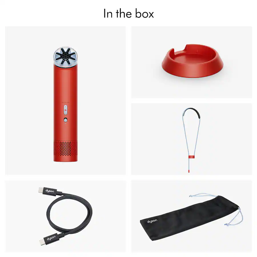 Dyson HushJet Mini Cool Fan Carnelian/Sky 654847-01 - Best Buy