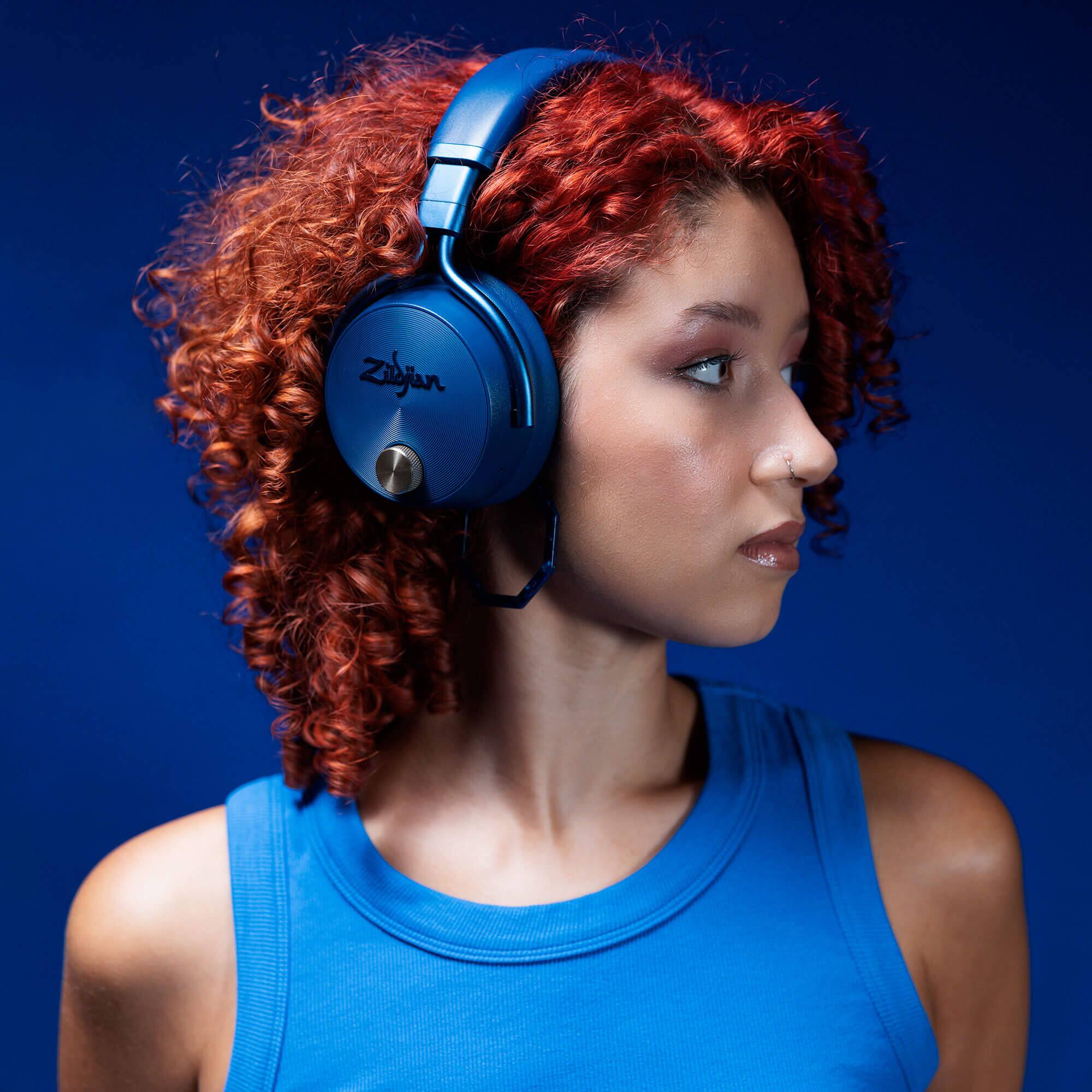 Alt View 4. Zildjian - ALCHEM-E Perfect Tune Headphones - Midnight.