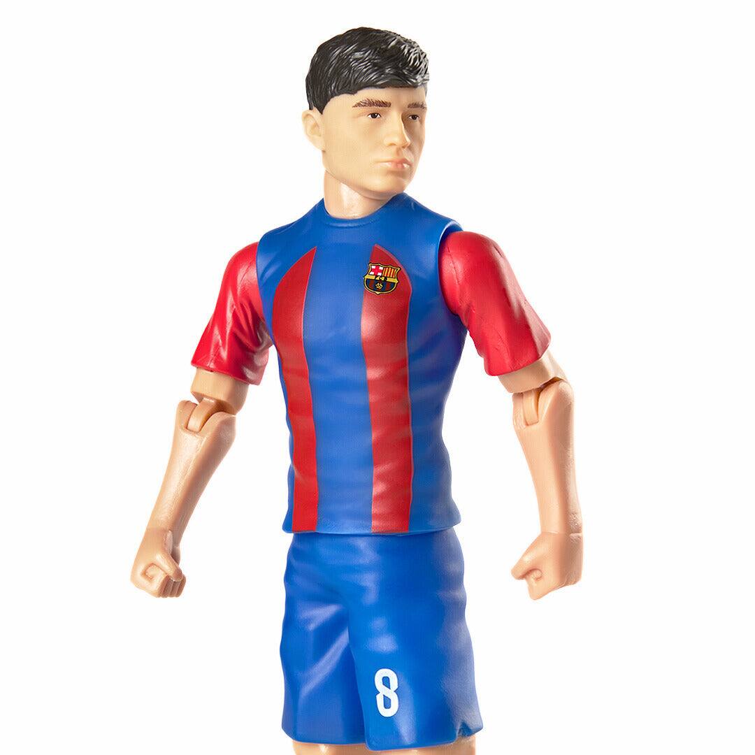Alt View 4. Banbo Toys - Banbo Toys SOCKERS FC Barcelona Pedri 8" Collectible Soccer Action Figure.