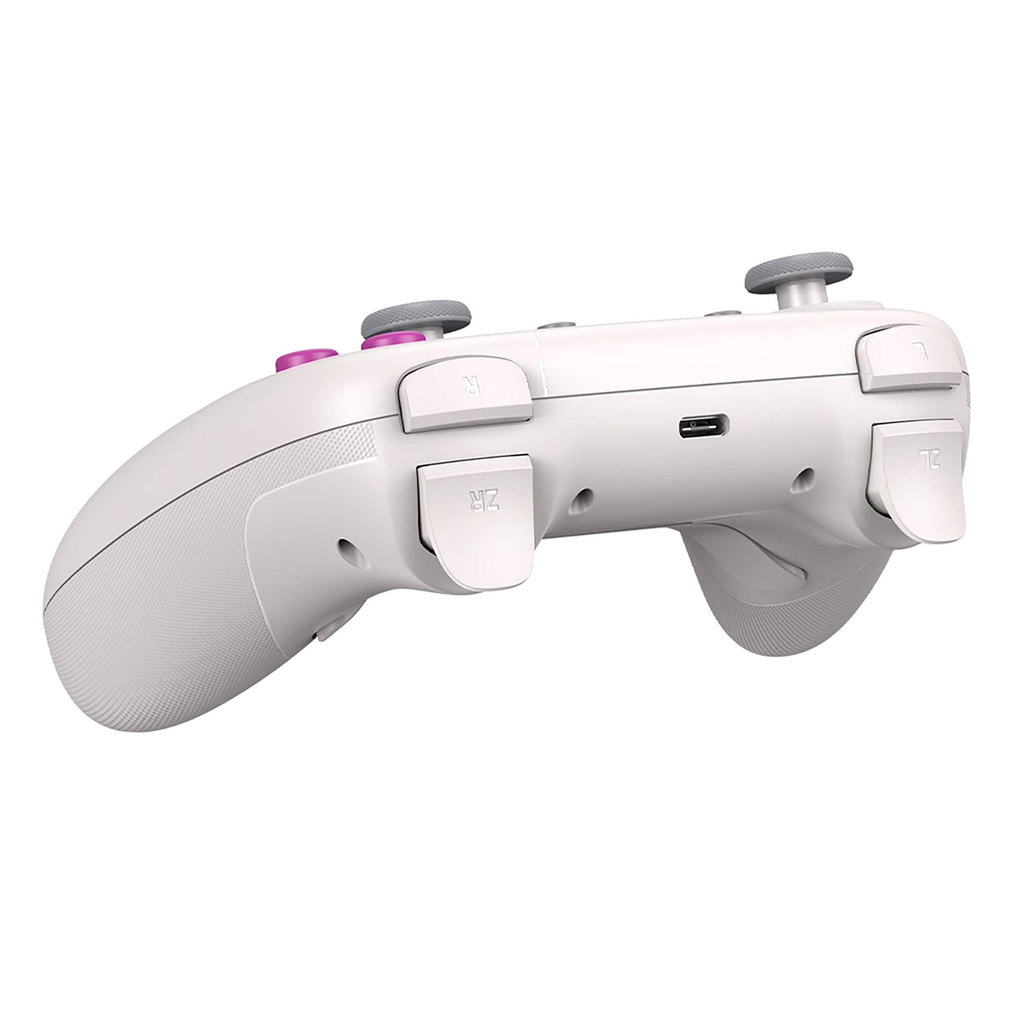 Angle. GameSir - Nova Wireless HD Rumble Controller for Nintendo Switch, PC, Steam with Hall effect Sticks, Motion Control & RBG Lighting - White.
