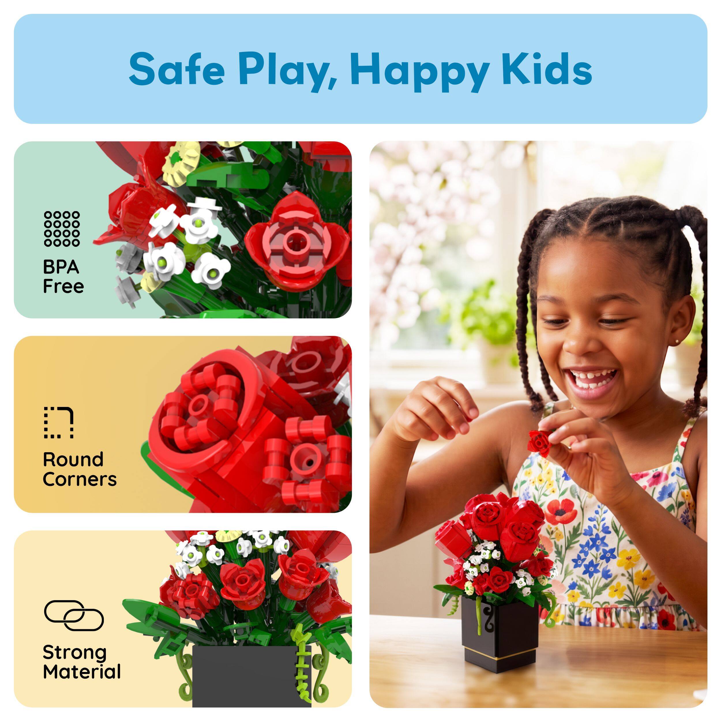 Safe Play, Happy Kids

BPA Free

Round Corners

Strong Material