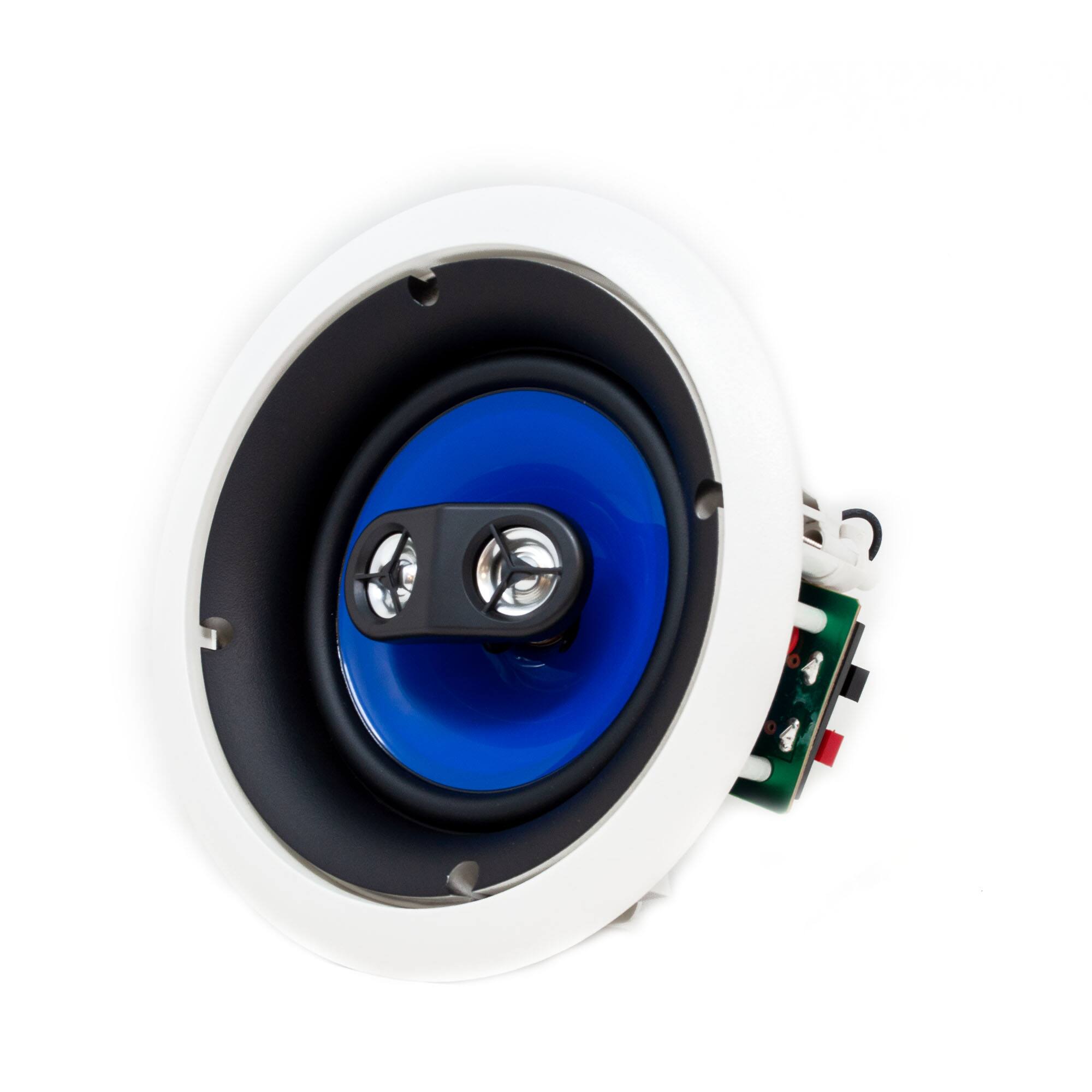 Alt View 1. Legrand - Legrand MS3652 3000 Series 6.5" In-Ceiling Dual Voice Coil Speaker (Each) - Black/Gray.