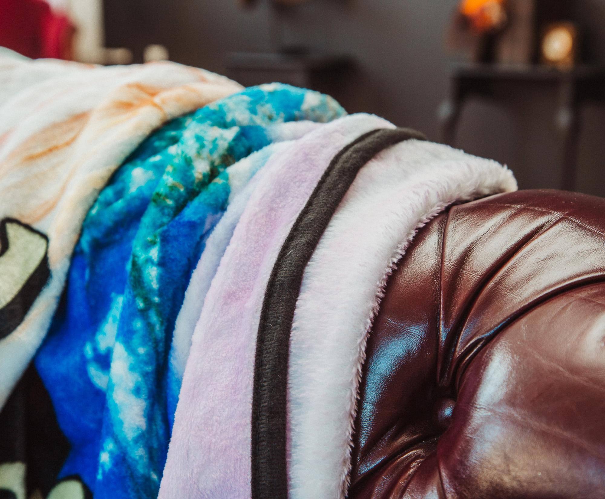 Alt View 3. Silver Buffalo - The Golden Girls Raschel Fleece Throw Fleece Blanket | 45 x 60 Inches - Blue.