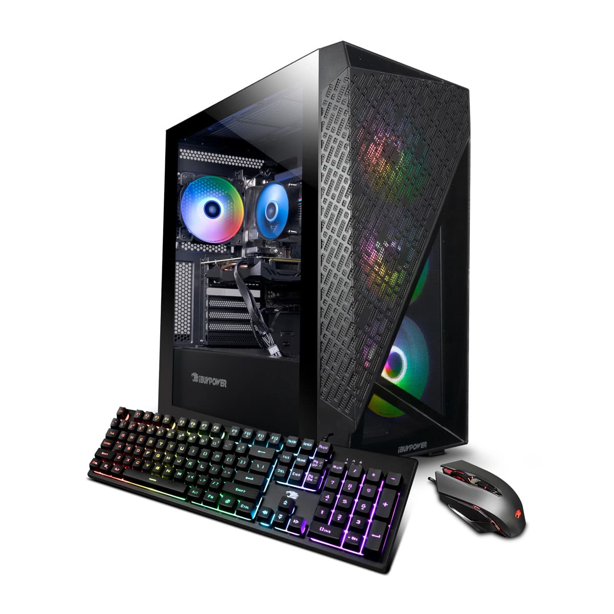 Best Buy: iBUYPOWER SlateMESH Gaming Desktop Intel i7-12700F 16GB DDR4  Memory NVIDIA GeForce RTX 3060 1TB HDD + 500 NVMe GB SSD Black SlateMESH2070