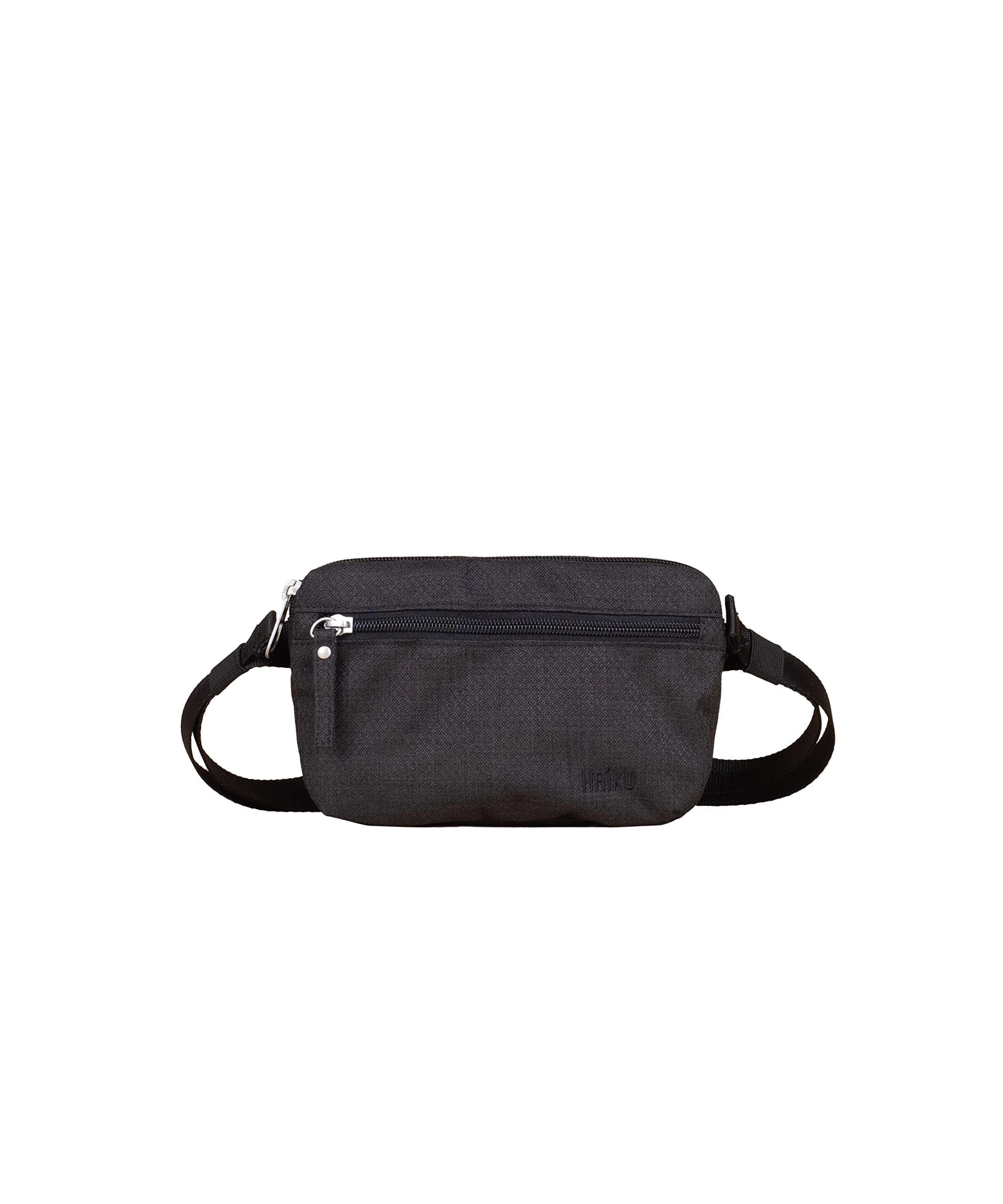 Haiku - Hopper waistpack or crossbody sling - Black in Bloom
