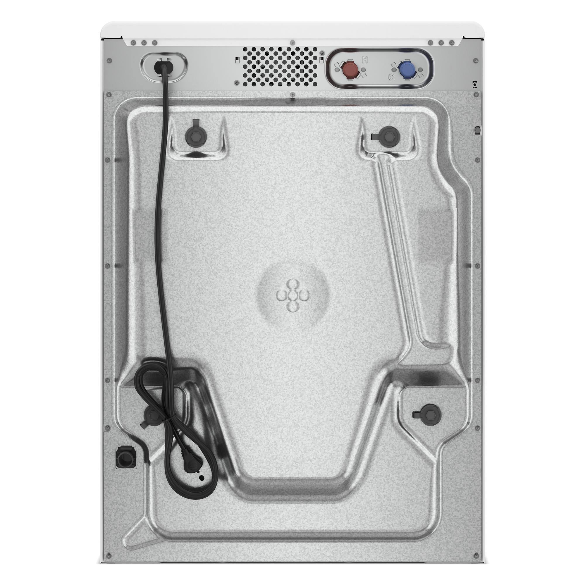 Alt View 3. Whirlpool - 5.0 Cu. Ft. High Efficiency Smart Front Load Washer with FreshFlow Vent System - Silver.