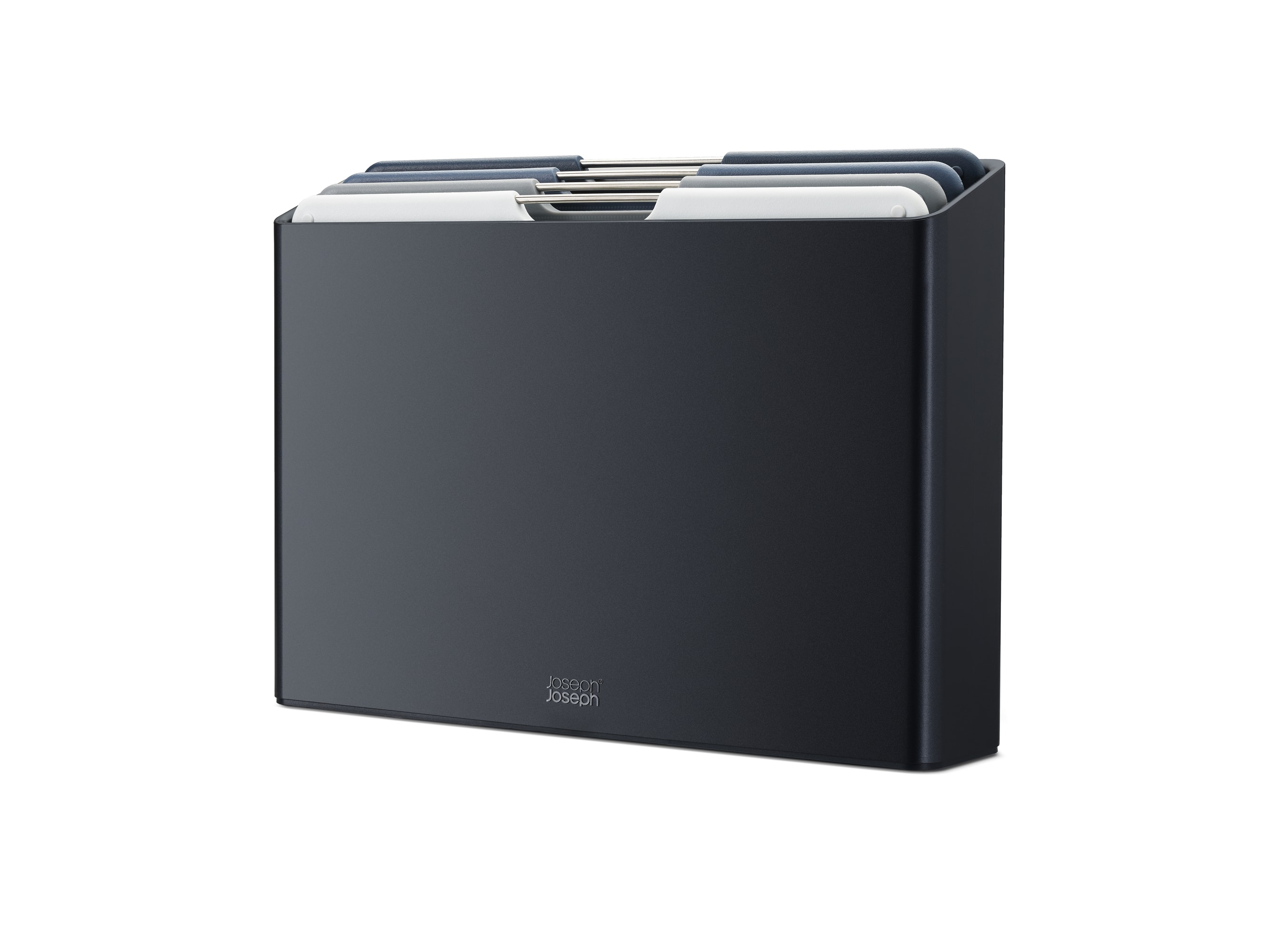 Joseph Joseph - Folio 4-piece Large Cutting Board Set with Case - Graphite