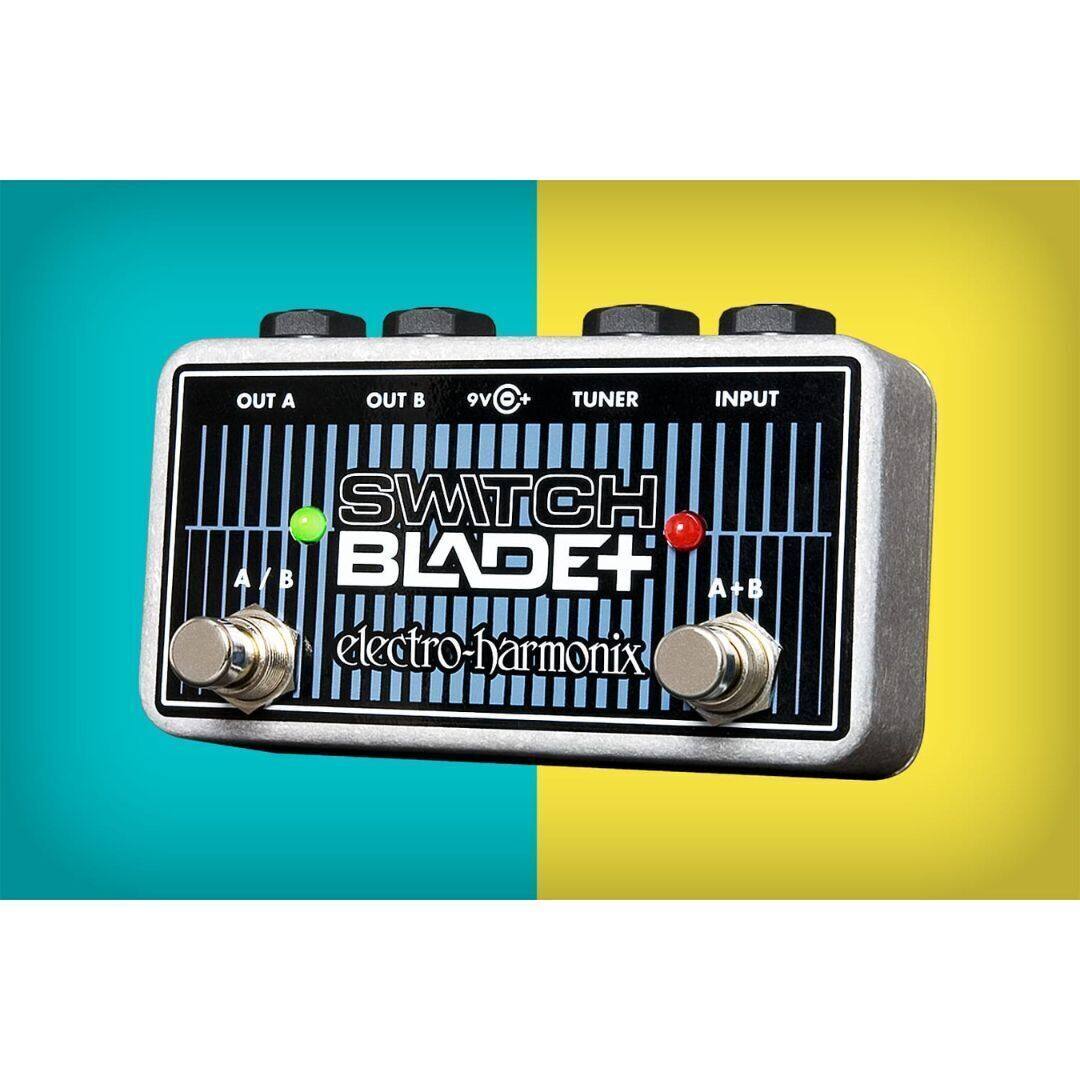OUT A OUT B 9V + TUNER INPUT SWITCH A/B BLADE+ A+B electro-harmonix