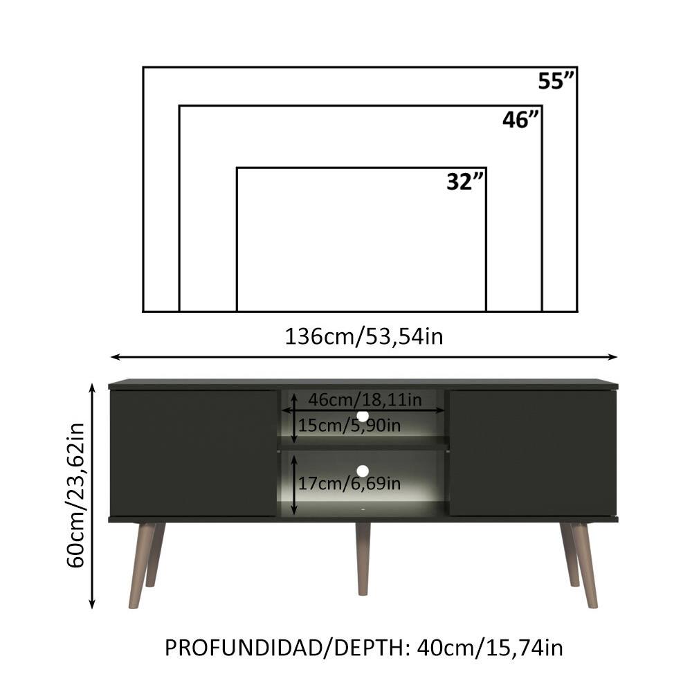 55"  
46"  
32"  
136cm/53.54in  
46cm/18.11in  
15cm/5.90in  
17cm/6.69in  
60cm/23.62in  
PROFUNDIDAD/DEPTH: 40cm/15.74in
