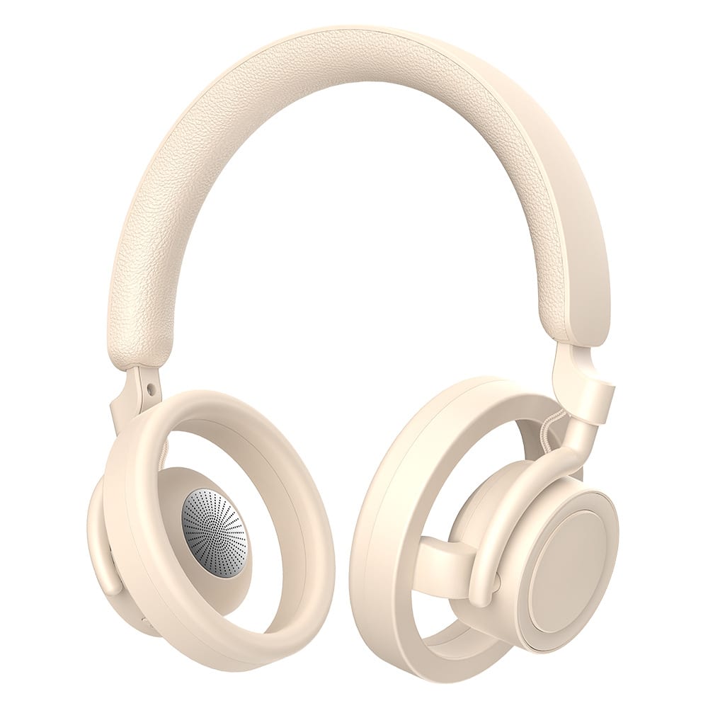Cluzine - Wireless Gaming Headset with ANC Noise Cancellation, Stereo Surround Sound for Music and Gaming - Skin Color