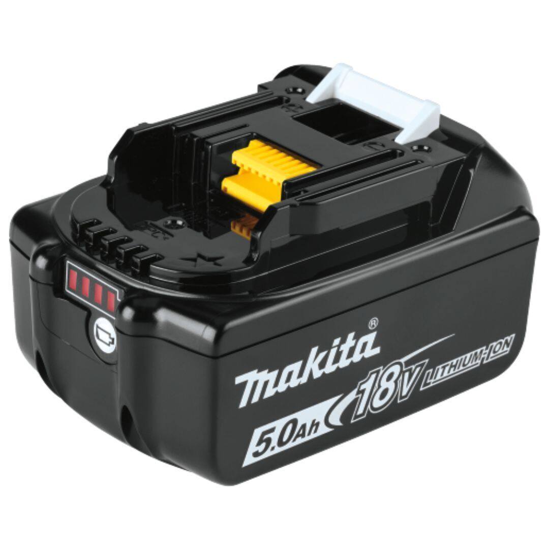 The corrected text from the image is:

"MAKITA 18V LITHIUM-ION 5.0Ah"
