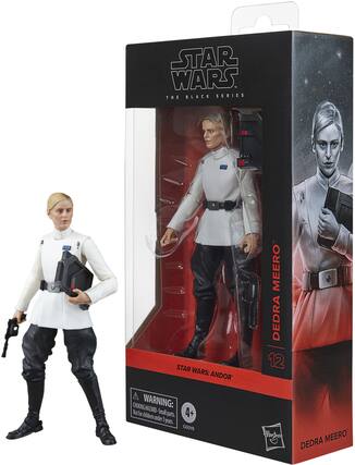 STAR WARS - THE BLACK SERIES
STAR WARS: ANDOR
A CHOKING HAZARD: Not for children under 3 years.
4+
G0019
MEERO DEDRA
12
Hasbro
MEERO DEDRA