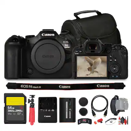 Canon EOS R6 Mark III
Canon COLOR Q N
Canon 5F-G647
64GB
300
299
Canon LP-16P
Canon M