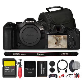 Bundle Canon EOS R6 Mark III Camera Full Frame RF Mount Body Bundle Canon EOS R6 Mark III Camera Full Frame RF Mount Body