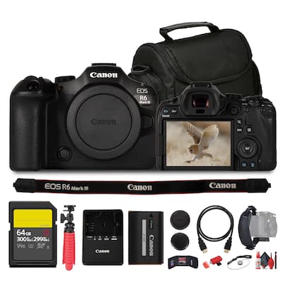 Bundle Canon EOS R6 Mark III Camera Full Frame RF Mount Body Bundle Canon EOS R6 Mark III Camera Full Frame RF Mount Body