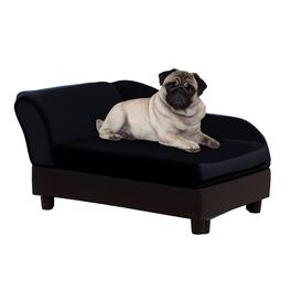 Pawhut - Sofa Bed Couch with Storage - Black