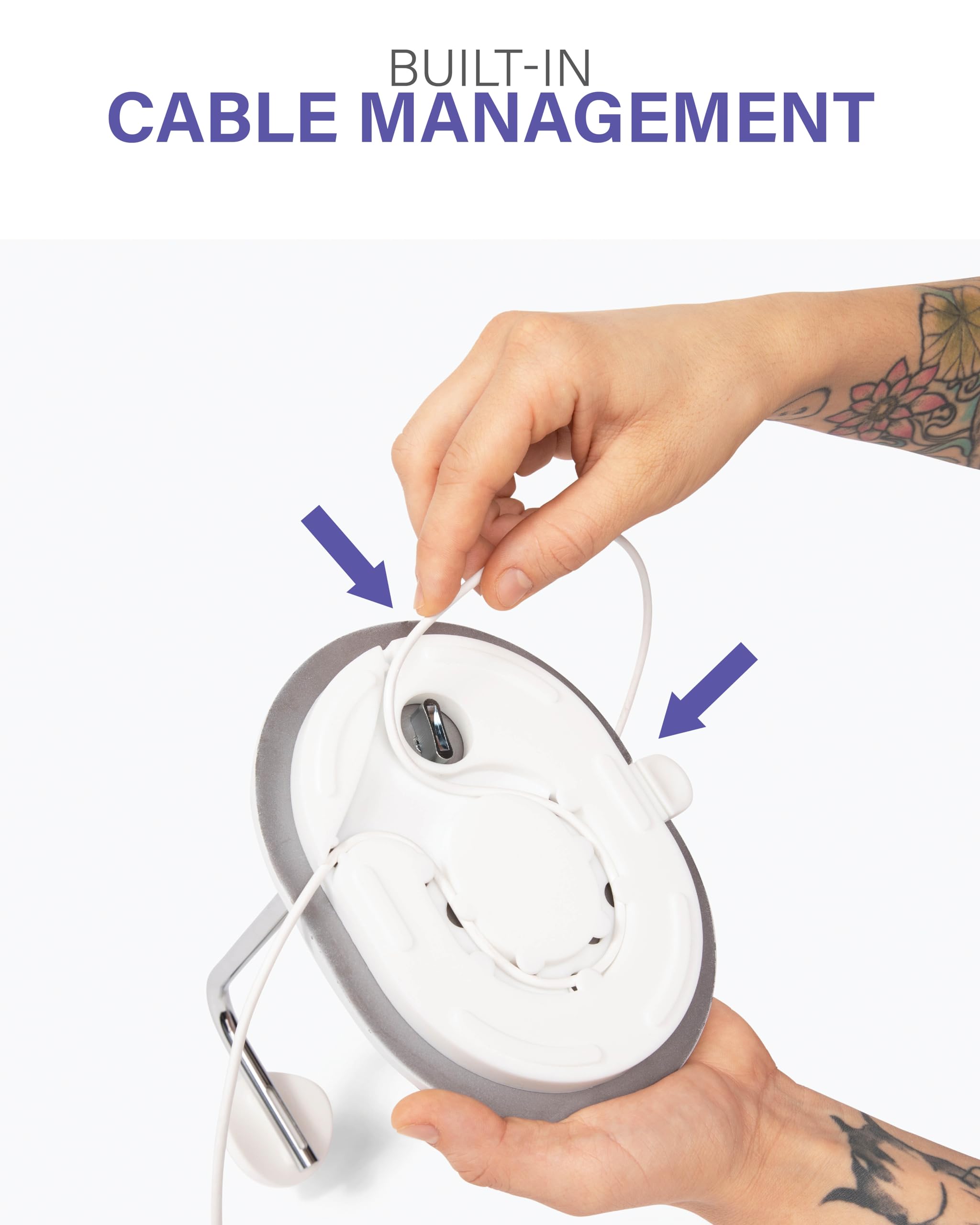 BUILT-IN CABLE MANAGEMENT