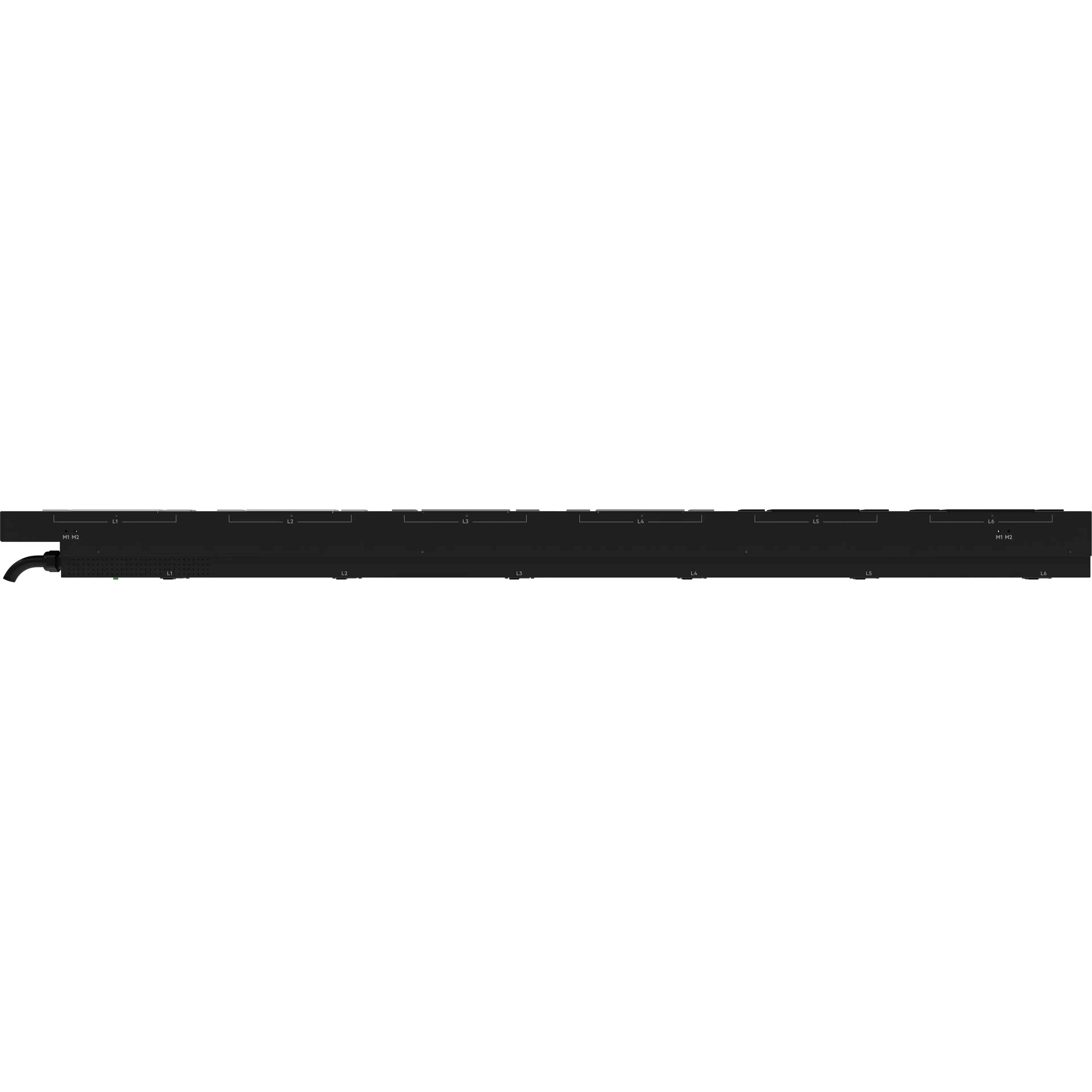 Alt View 1. HP - HPE Standard G2 Basic 48-Outlet PDU - Basic - IEC 60A (3PH) - 12 x IEC 60320 C19, 36 x IEC 60320 C13 - 230 V AC - 17.30 - Black.