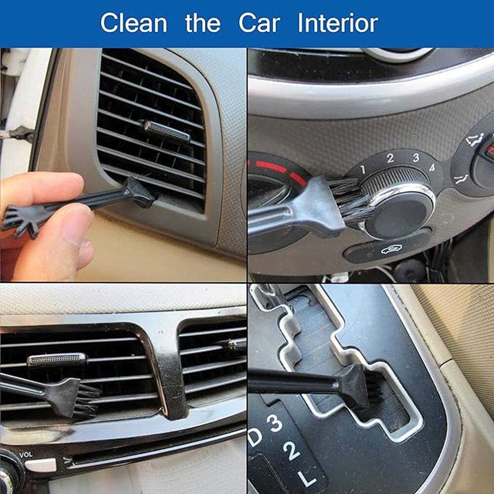 Clean the Car Interior

1. Clean the air vents.
2. Clean the dashboard.
3. Clean the gear shift area.