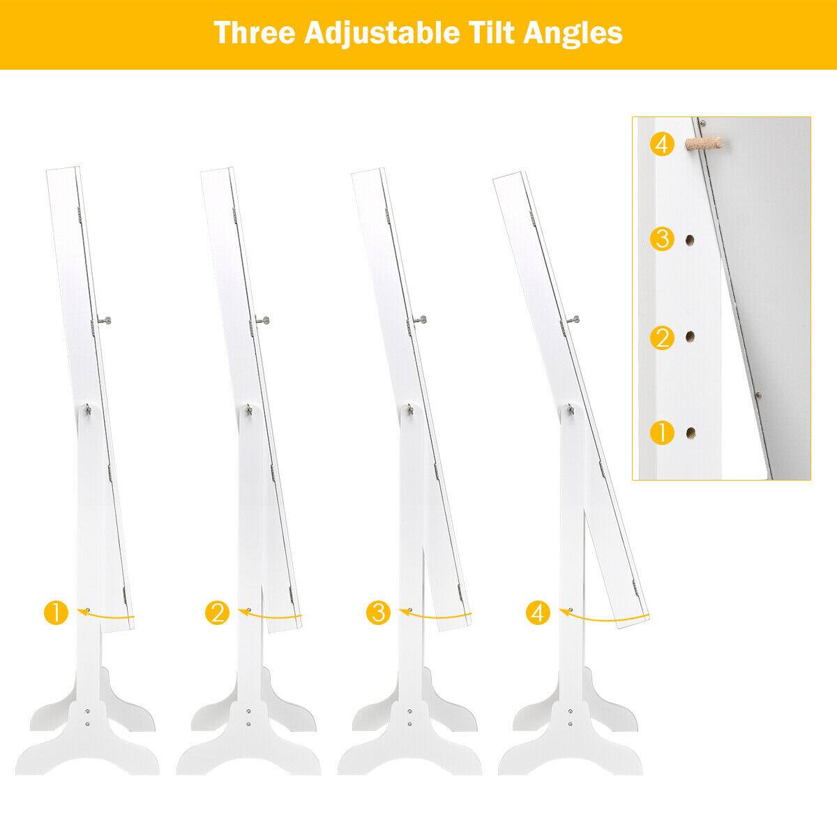 Three Adjustable Tilt Angles

1 2 3 4