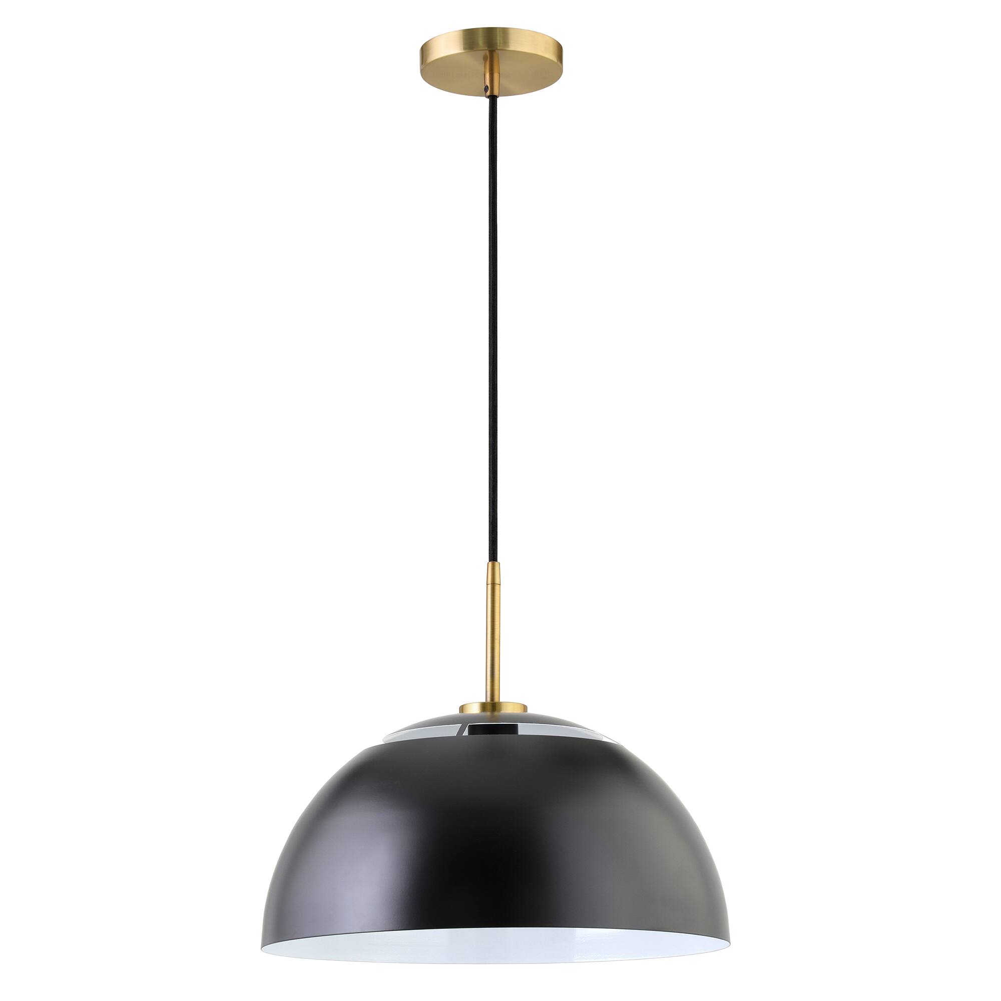 Matte Black/Brushed Brass