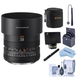 Bundle - Hasselblad - XCD 38mm f/2.5-32 Lens, with Soft Lens Case, 72mm Filter Kit, Lens Shade and Cleaning Kit