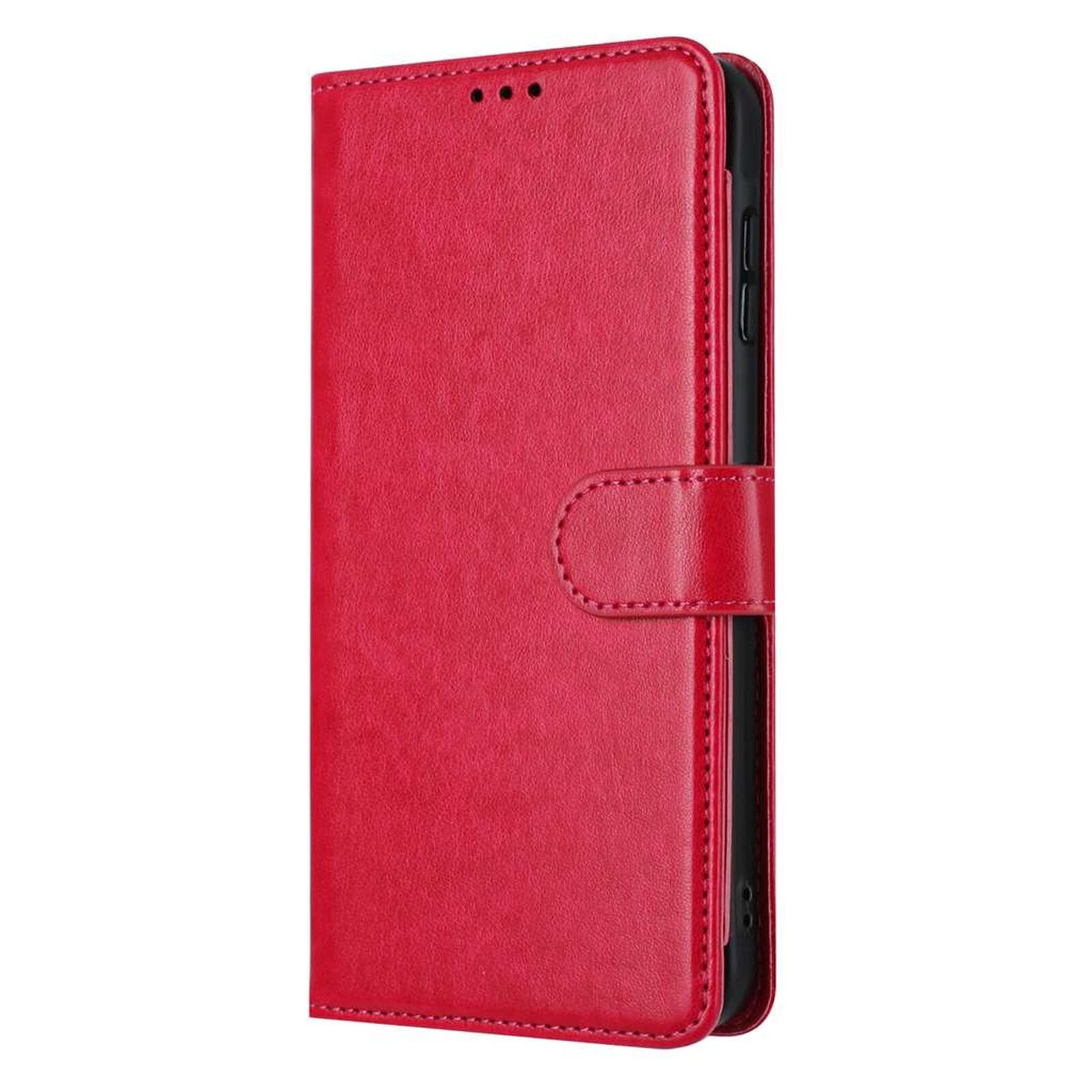 Alt View 1. Dteck - Dteck Wallet Folio Case for Apple iPhone 17 Pro Max, Shockproof Magnetic PU Leather Flip Card Slots Stand Case - Rose.