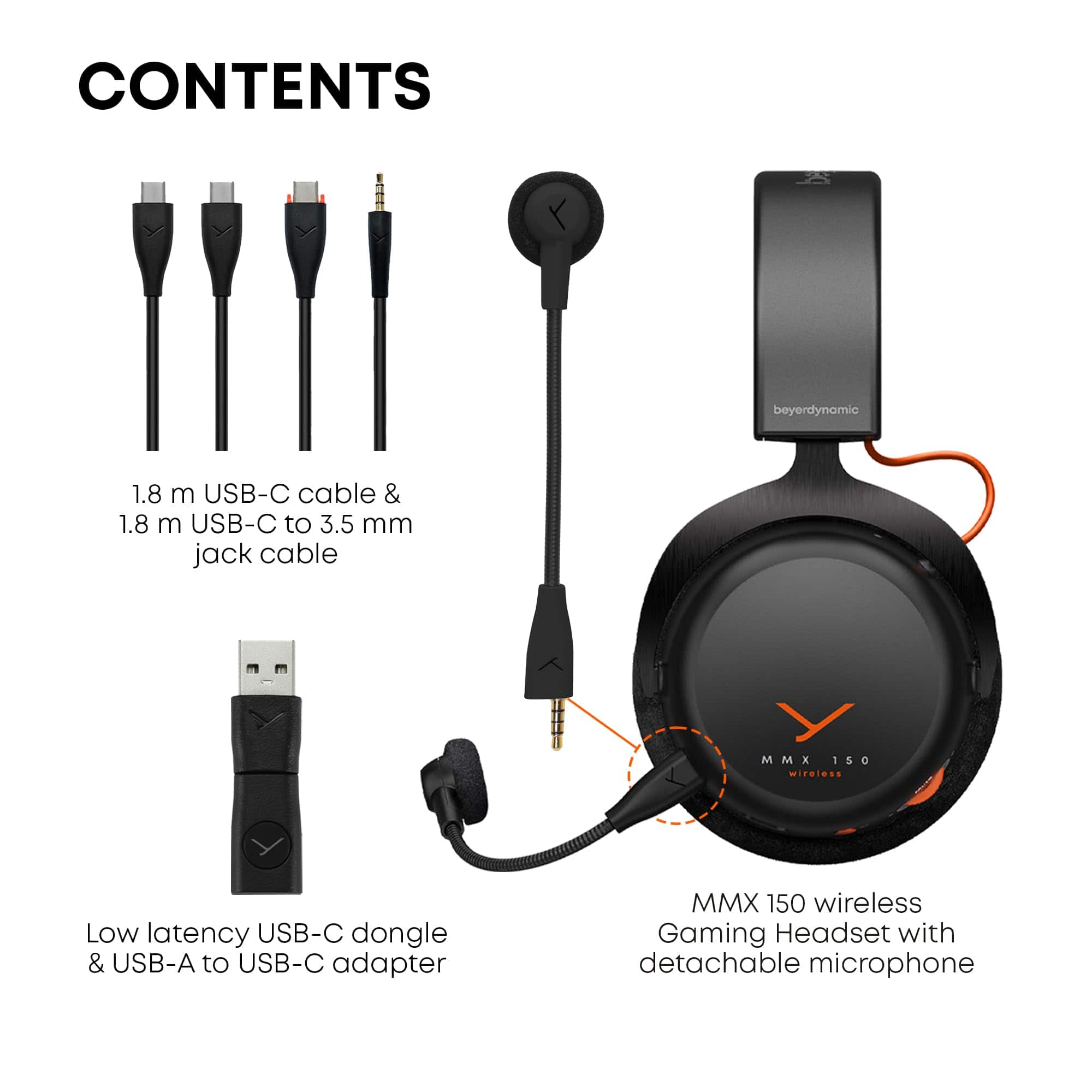 Beyerdynamic MMX 150 Wireless Gaming Headset Arctic White 1001615