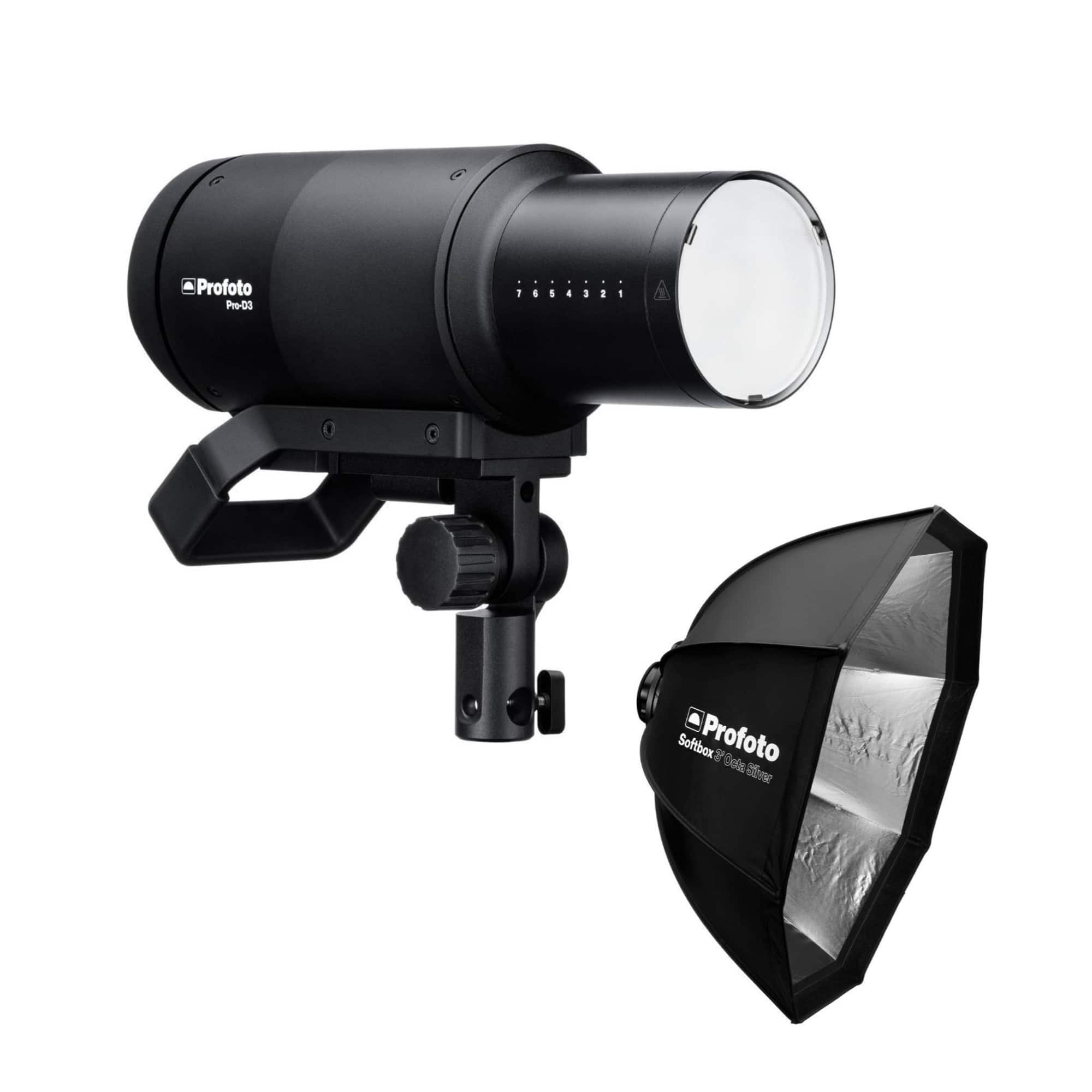 Profoto - Pro-D3 1250W Monolight Bundle with 3ft Octa Softbox (2 Items) price history on PriceWatchPro